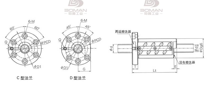 KURODA GR3610DT-DAPR 黑田精工丝杆规格说明