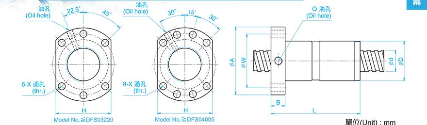 TBI DFS02506-4.8 tbi滚珠丝杠精度等级