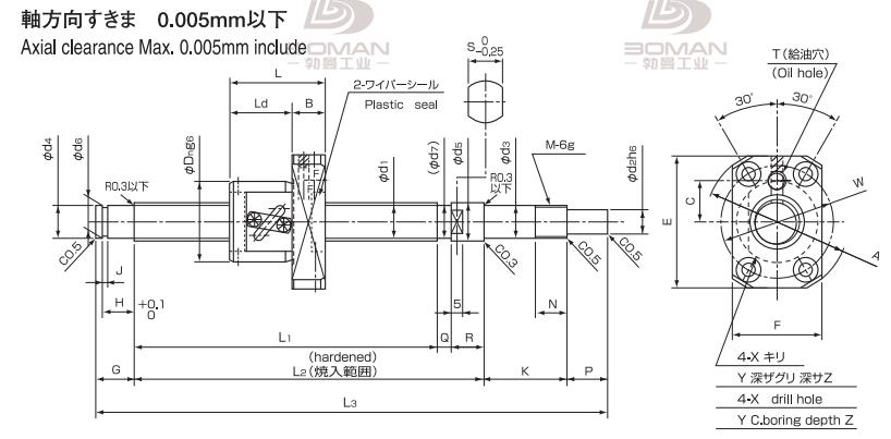 ISSOKU BSP1202RC3T-239 issoku丝杆精度